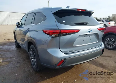2021 Toyota Highlander Hybrid Xle из США, поврежденный, VIN 5TDGBRCHXMS027143